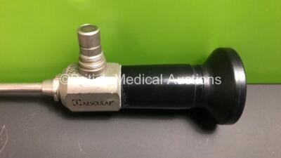 Aesculap PE 514A 30 Degree 4mm Diameter Arthroscope 150mm Length (Clear Vision) with Aesculap JF 436R Sterilisation Case - 3