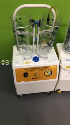 2 x Aerosol Medical Suction Units with 4 x Suction Cups (Both Power Up) - 2