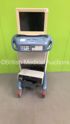 Medistim VeriQ Cardiac Simulator on Stand with Printer and Monitor (HDD Removed) - 2