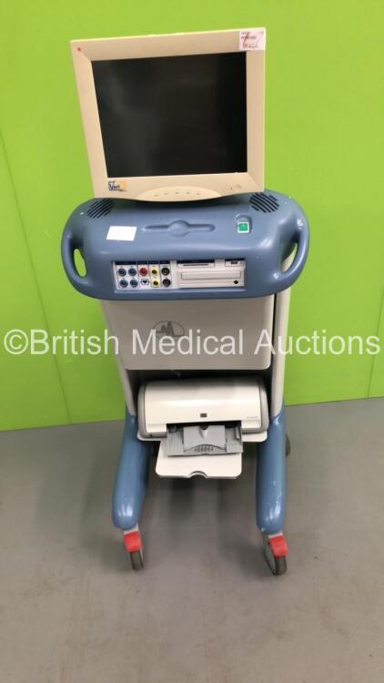 Medistim VeriQ Cardiac Simulator on Stand with Printer and Monitor (HDD Removed)