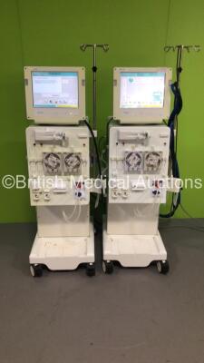 2 x B-Braun Dialog+ Dialysis Machines Software Version 8.28 - Running Hours 37297 (Both Power Up - 1 x Touch Screen Faulty)