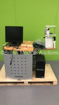 Heidelberg Engineering HRT3 Retina Tomography System on Table with Accessories (HDD REMOVED)