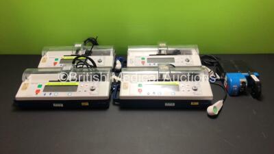 Mixed Lot Including 1 x Datex-Ohmeda Aladin 2 Desflurane Vaporiser and 4 x Ivac PCAM Syringe Pumps with Controls