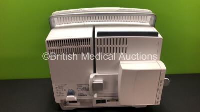 GE Carescape B650 Touch Screen Patient Monitor *Mfd - 02/2011* with 1 x GE E-PSMP-00 Module *Mfd 2011* and 1 x ECG, 1 x SpO2, 1 x P1-P2 and 1 x NIBP Leads with Cuff (Powers Up) - 6