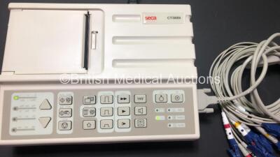 2 x Seca CT3000i ECG Machines with 2 x 10 Lead ECG Leads *Mfd 2015 - 2012* (Both Power Up with INOP Warning) - 2