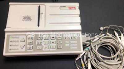 2 x Seca CT3000i ECG Machines with 2 x 10 Lead ECG Leads *Mfd 2015 - 2015* (Both Power Up with INOP Warning) - 3