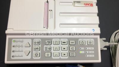 2 x Seca CT3000i ECG Machines with 2 x 10 Lead ECG Leads *Mfd 2015 - 2015* (Both Power Up with INOP Warning) - 3