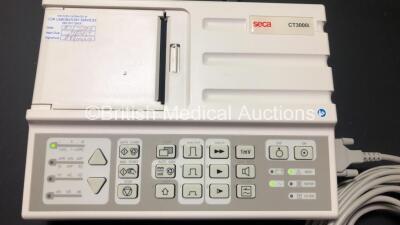 2 x Seca CT3000i ECG Machines with 2 x 10 Lead ECG Leads *Mfd 2015 - 2014* (Both Power Up with INOP Warning) - 2