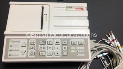 2 x Seca CT3000i ECG Machines with 2 x 10 Lead ECG Leads *Mfd 2015 - 2014* (Both Power Up with INOP Warning) - 3