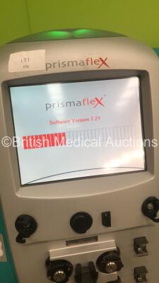 2 x Gambro Prismaflex Dialysis Machines Software Version 7.21 - Running Hours 22455 / 21110 with 2 x Barkey Autocontrol Units (Both Power Up) - 3