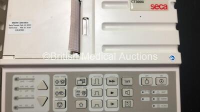 2 x Seca CT3000i ECG Machines with 2 x 10 Lead ECG Leads *Mfd 2011 - 2014* (No Power) - 2