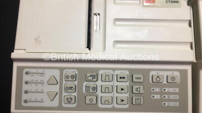 2 x Seca CT3000i ECG Machines with 2 x 10 Lead ECG Leads *Mfd 2011 - 2014* (No Power) - 3