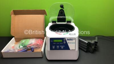 1 x Drucker Diagnostics Horizon Model 642VES Centrifuge (Powers Up) with Accessories Including 1 x Eppendorf A-8-17 Swing Bucket