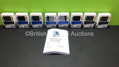 8 x CME ColourVision Bodyguard 323 Infusion Pumps (No Batteries)