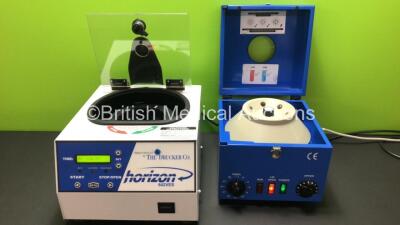 1 x Drucker Diagnostics Horizon Model 642VES Centrifuge and 1 x Capricorn CEP 200 Centrifuge (Both Power Up)