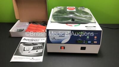 Drucker Diagnostics Horizon Model 755VES Centrifuge with Accessories and Operators Manual (Powers up in Excellent Condition)