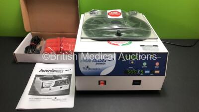 Drucker Diagnostics Horizon Model 755VES Centrifuge with Accessories and Operators Manual (Powers up in Excellent Condition)