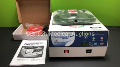 Drucker Diagnostics Horizon Model 755VES Centrifuge with Accessories and Operators Manual (Powers up in Excellent Condition)