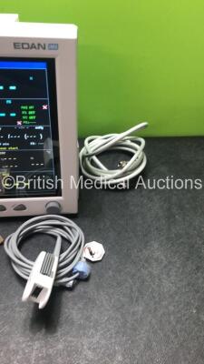 EDAN iM8 Patient Monitor with Printer,ECG,NIBP,SpO2,T1 and T2 Options,1 x SpO2 Finger Sensor,1 x BP Hose and 1 x BP Cuff (Powers Up in Excellent Condition) - 6