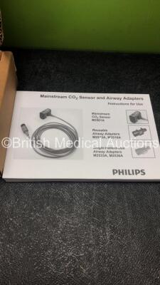 Philips M2501A Capnostat CO2 Sensor in Box with Manual - 3