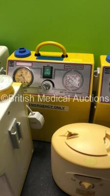 Mixed Lot Including 2 x Oxylitre Suction Units,1 x SAM 12 Suction Unit,1 x Aerosol Medical Suction Unit,1 x Medela Symphony Unit and 1 x AMBU aView Videoscope Monitor (All Power Up-Unable To Test Ambu aView Due to No Power Supply) * SN AM13A00003 / 060217 - 5