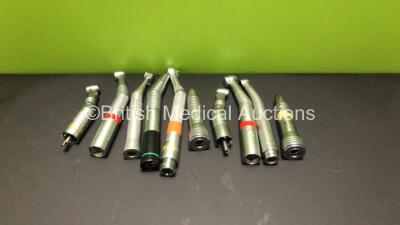 10 x Dental Drills Including Kavo Intra 3610 N1, W&H Synea HS TA-96L and Kavo SUPERtorque LUX