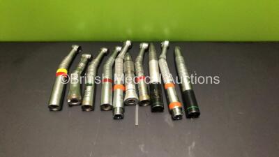 10 x Dental Drills Including Kavo Bella-Torque Mini, Kavo Super-Torque and Kavo INTRAflex LUX