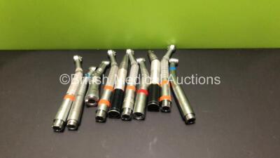 10 x Dental Drills Including Kavo INTRAflex LUX 2313L, Kavo INTRAflex LUX 2320L and Kavo Super-Torque