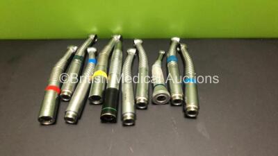 10 x Dental Drills Including W&H Synea HS TA-98L, Micro-Mega Mod. 40E and Kavo INTRAflex LUX 2 2313 LN