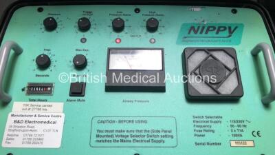 2 x B & D Electromedical Nippy Ventilators (Both Power Up) - 4