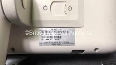 Maquet Servo-i Ventilator with 1 x Maquet 6449701 Monitor (No Power with Damaged Pin-See Photos) *SN 18151, 115115* - 7