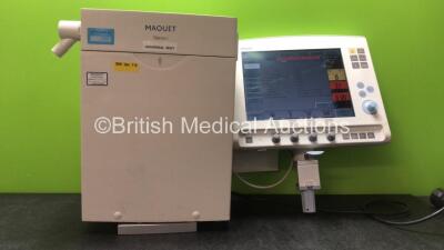 Maquet Servo-i Ventilator Software Version v7.0 with 1 x Maquet 6449701 Monitor (Powers Up) *SN VEN138, 137918, 44838 *