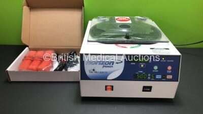 Drucker Diagnostics Horizon Model 755VES Centrifuge with Accessories and Operators Manual (Powers up in Excellent Condition)