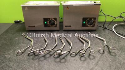 Mixed Lot Including 2 x Walker Warming Baths and 8 x Proact Surgical Graspers