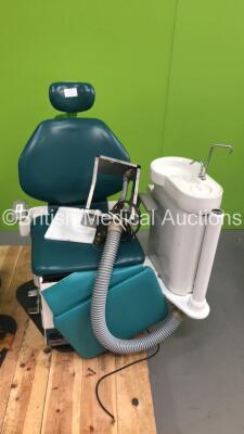 Belmont/Takara Pro II Electric Dental Chair Model 037 with Spitoon * On Pallet * * SN DDS040139 *