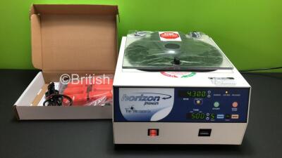 Drucker Diagnostics Horizon Model 755VES Centrifuge with Accessories and Operators Manual (Powers up in Excellent Condition)