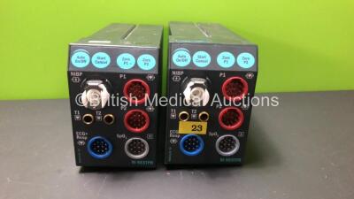 2 x Datex-Ohmeda M-NESTPR..01 Module *Mfd 2004*