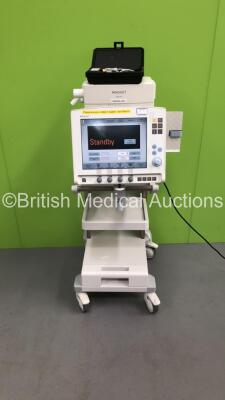 Maquet Servo-i Ventilator Model No 6487800 System Version V8.0 / System Software Version V8.00.01 / Running Hours 56014 with 1 x Capnostat ETCO2 Sensor on Stand (Powers Up) * SN 44834 *