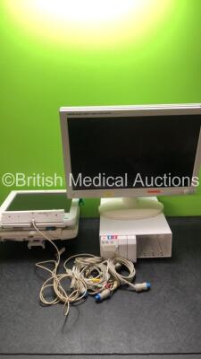 Patient Monitoring Job Lot Including 1 x Stryker Vision Elect HDTV Monitor (Untested Due to Missing Power Supply) 1 x GE D-FPD15-00 Monitor, 1 x Datex Ohmeda S/5 Monitor, 1 x GE F-CU8-12 VG1 Module Rack with 1 x GE Type E-REC-00 Printer Module, 2 x GE Typ