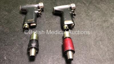 2 x deSoutter MPX-500 Handpieces with 1 x deSoutter DX-500 Attachment and 1 x deSoutter HX-500 High Speed Reamer