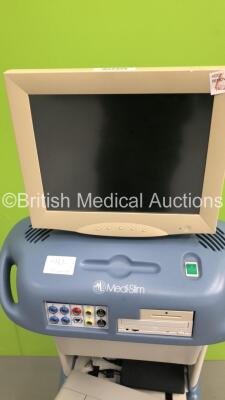 Medistim VeriQ Cardiac Simulator on Stand with Printer and Monitor (HDD Removed) - 6