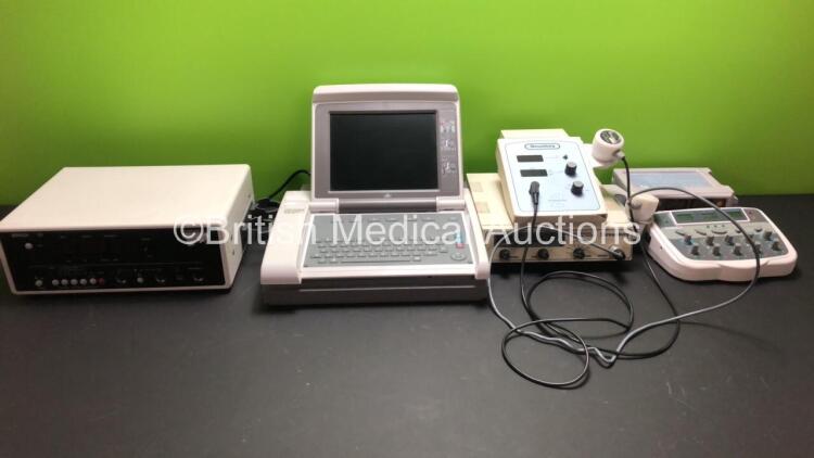 Mixed Lot Including 1 x GE MAC 5000 ECG Machine, 1 x Shrewsbury SM3372 Ultrasound 2, 1 x Shrewsbury, 1 x AWQ-105 Pro Tens Machine, 1 x Nellcor OxiMax N-560 and 1 x Bosch Sonomed 5 (All Spares-Repairs)