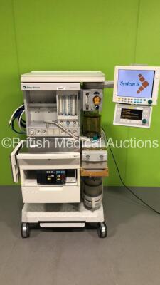 Datex-Ohmeda Aestiva/5 Anaesthesia Machine with Datex-Ohmeda Aestiva/5 SmartVent Software Version 4.8 PSVPro,GE S/5 Anaesthesia Monitor,GE Module Rack Including 1 x M-NESTPR Module with NIBP,P1,P2,SpO2,T1,T2 and ECG/Resp Options,1 x M-REC Module,2 x Blank