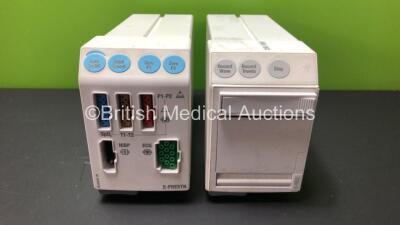 1 x GE E-PRESTN-00 Module *2010* and 1 x GE E-REC-00 Printer Recording Module *2006*