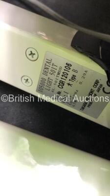 2 x Belmont 10500 Dental Lights (Both Untested Due to Cut Cables, 1 with Snapped Arm and 1 with Loose Socket-See Photos) *SN CGR120106 / CGR120105* - 4