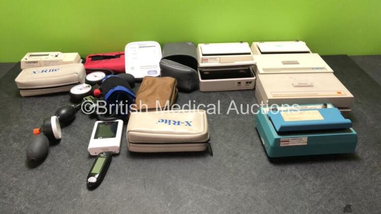 Mixed Lot Including BP Meter, Sensitometers and Blood Glucose Meters