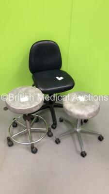 3 x Dental Stools