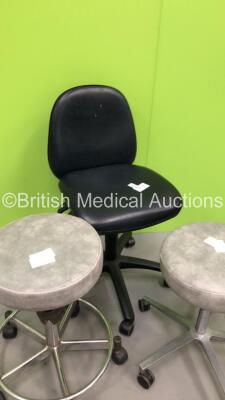 3 x Dental Stools - 4