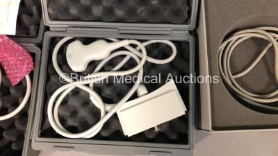 Siemens Acuson S2000 Flat Screen Ultrasound Scanner Model 10041461 *S/N 202991* **Mfd 12/2010** Software Version 400.1.031 with 6 x Transducers / Probes (14L5, 9L4, 4C1 *Mfd 2010* , EC9-4 *Mfd 2010*, 6C2 and 4C1 *Mfd 2010) (Powers Up) ***IR239*** - 7