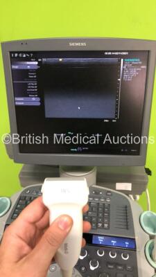 Siemens Acuson S2000 Flat Screen Ultrasound Scanner Model 10041461 *S/N 202991* **Mfd 12/2010** Software Version 400.1.031 with 6 x Transducers / Probes (14L5, 9L4, 4C1 *Mfd 2010* , EC9-4 *Mfd 2010*, 6C2 and 4C1 *Mfd 2010) (Powers Up) ***IR239*** - 9